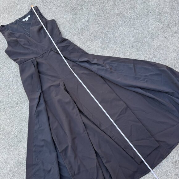 Kay Unger Jumpsuit Womens 8 Black Formal Skirt Wrap Overlay - Picture 10 of 16